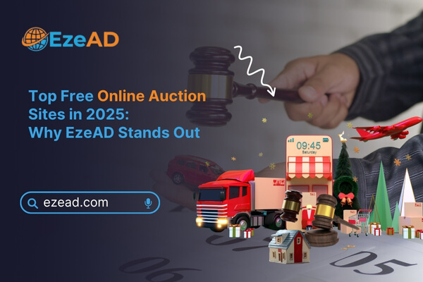 Top Free Online Auction Sites in 2025 | Why EzeAD Stands Out
