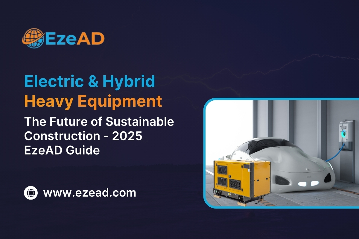 Electric & Hybrid Heavy Equipment: The Future of Sustainable Construction – 2025 EzeAD Guide