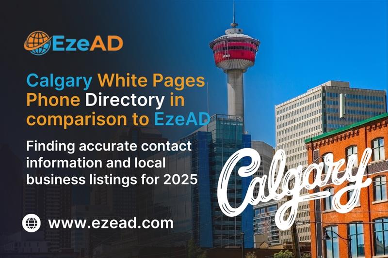 Calgary White Pages vs. EzeAD – Accurate Contact Info & Business Listings 2025
