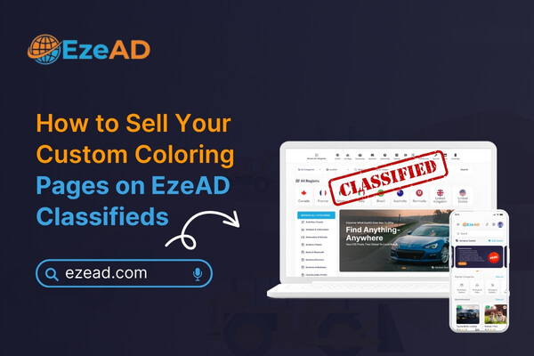 How to Sell Your Custom Coloring Pages on EzeAD Classifieds